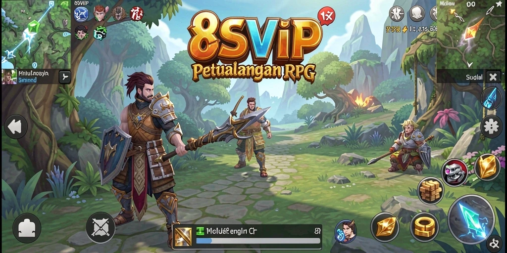 Tampilan gameplay seru di dunia fantasi 8SVIP.