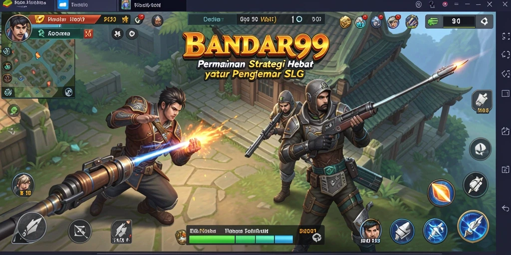 Tampilan utama gameplay BANDAR99 yang seru dan strategis.