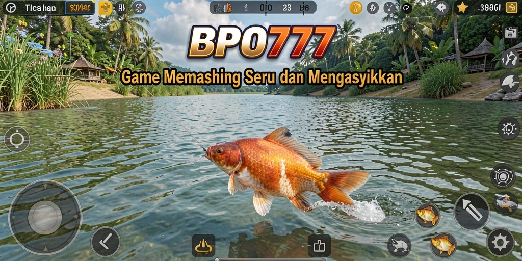 Screenshot BPO777 menampilkan gameplay memancing yang seru dan menarik.