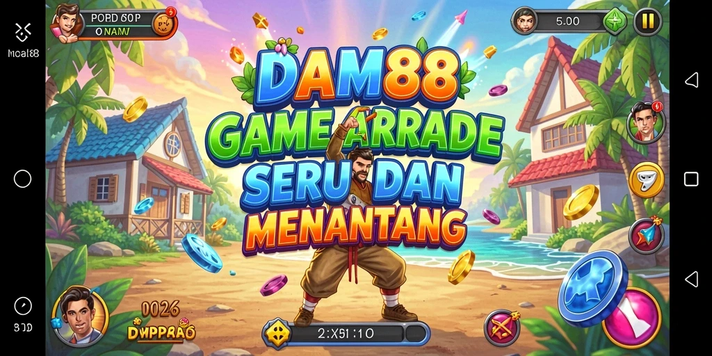 Gameplay mendebarkan dari game arcade DAM88 yang penuh aksi.