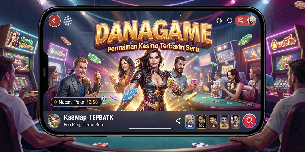 Tampilan gameplay Kasino yang mendebarkan di DANAGAME.