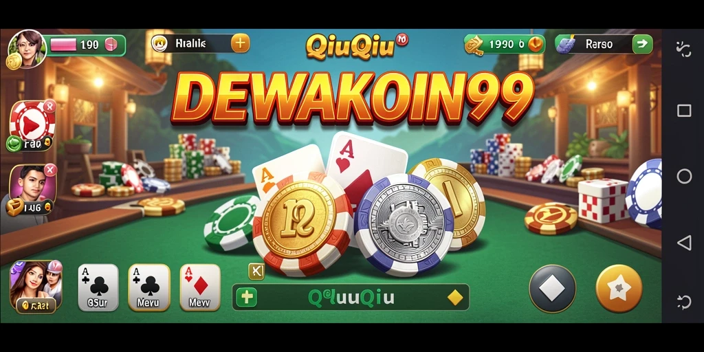 Tampilan gameplay QiuQiu yang seru dan menegangkan di DEWAKOIN99.