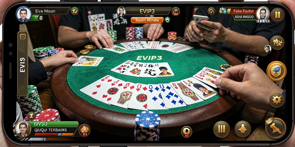 Tampilan gameplay menarik dalam EVIP3 yang memukau.