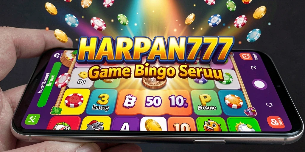 Tampilan gameplay seru dari HARAPAN777 dengan kartu Bingo.