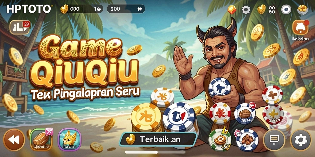Tampilan gameplay QiuQiu yang menegangkan dan menarik.