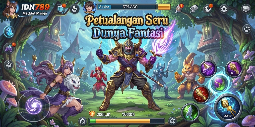 Screenshot IDN789 menunjukkan petualangan seru di dunia fantastis.