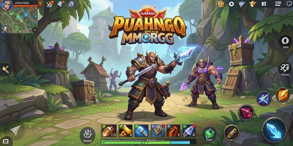 Tampilan gameplay JUARAGO yang seru dan mendebarkan.