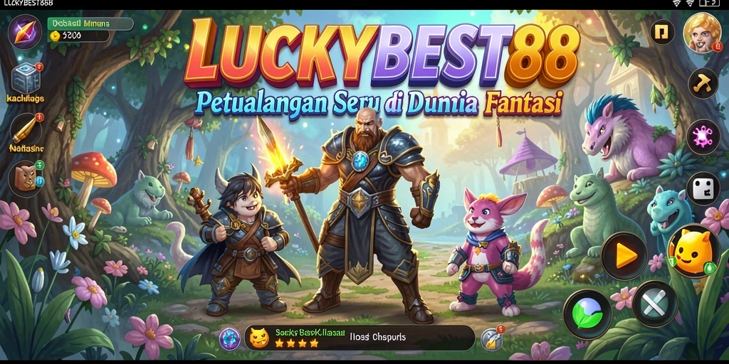 Tampilan gameplay LUCKYBEST88 yang penuh aksi dan tantangan.
