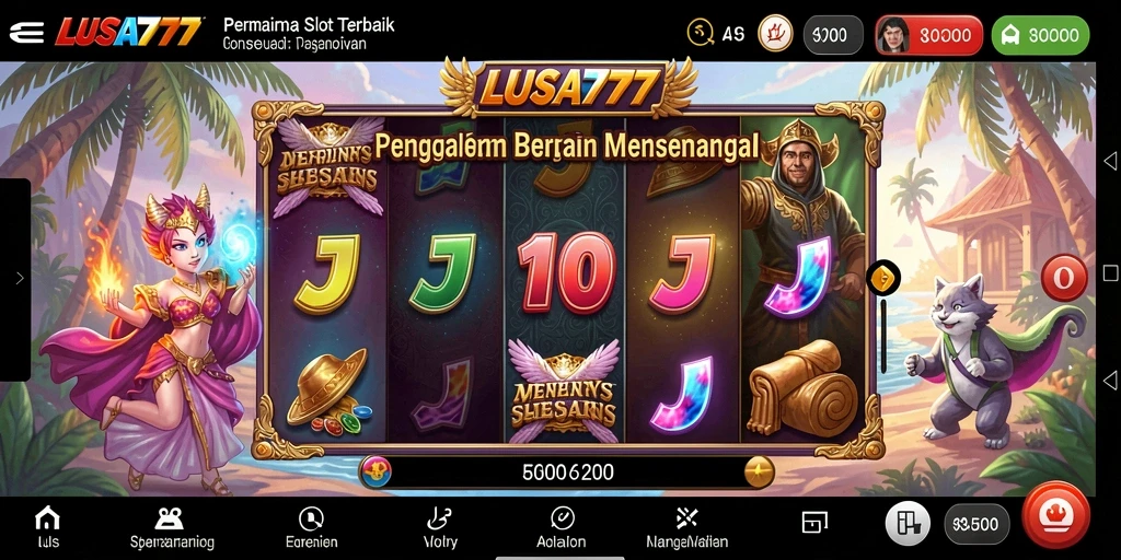 Tampilan gameplay slot yang menarik dan penuh warna.