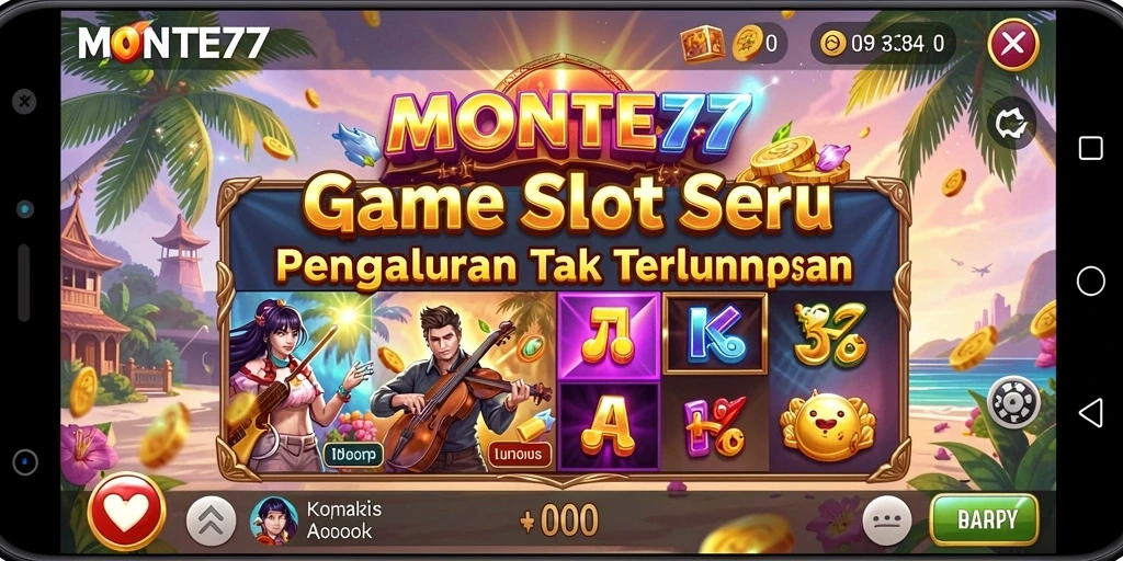 Tampilan menarik dari gameplay MONTE77 dalam kategori Slot.