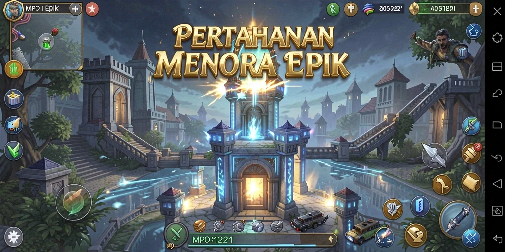 Gameplay seru MPO1221 dalam aksi Tower Defense.