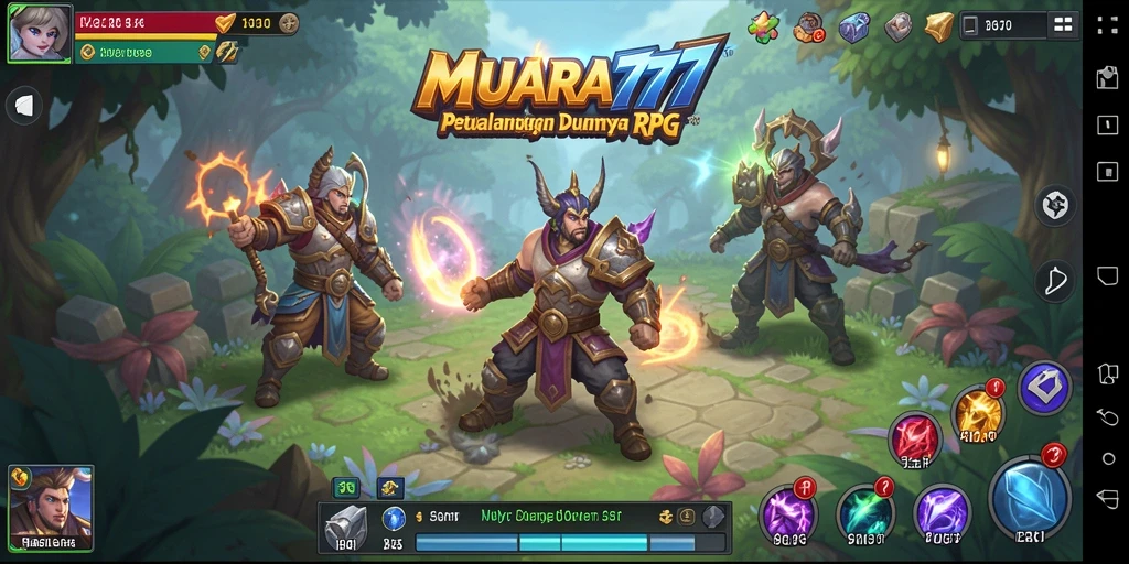 Tampilan gameplay MUARA777 yang epik dan mendebarkan dalam misi RPG.