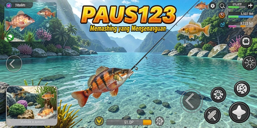 Tangkapan terbaik dari gameplay PAUS123 dengan berbagai jenis ikan.