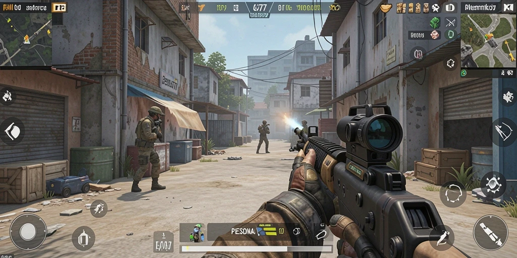 Screenshot gameplay PESONA77 yang intens dan mendebarkan.