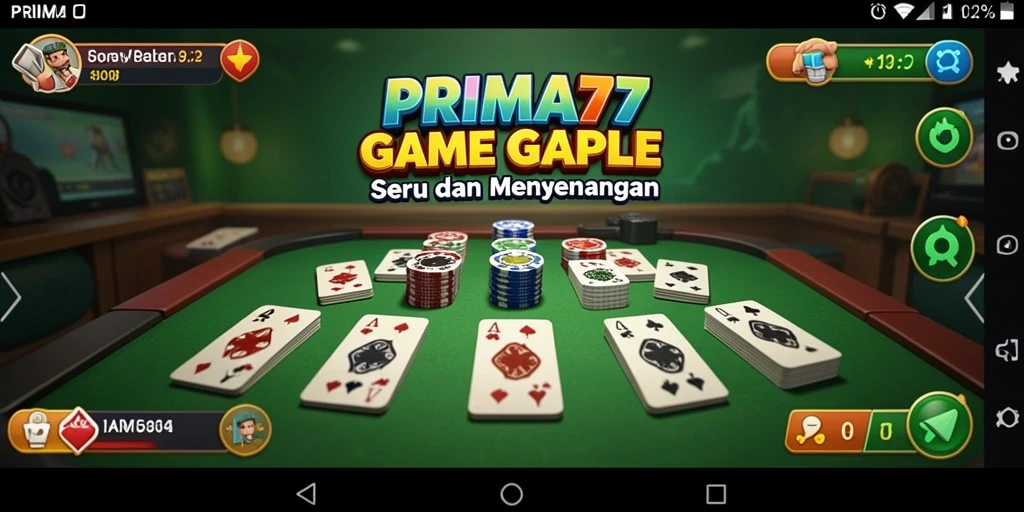 Tampilan gameplay PRIMA77 yang menarik dan interaktif.