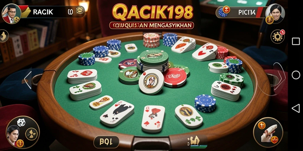 Tampilan gameplay QiuQiu yang seru dan penuh aksi.