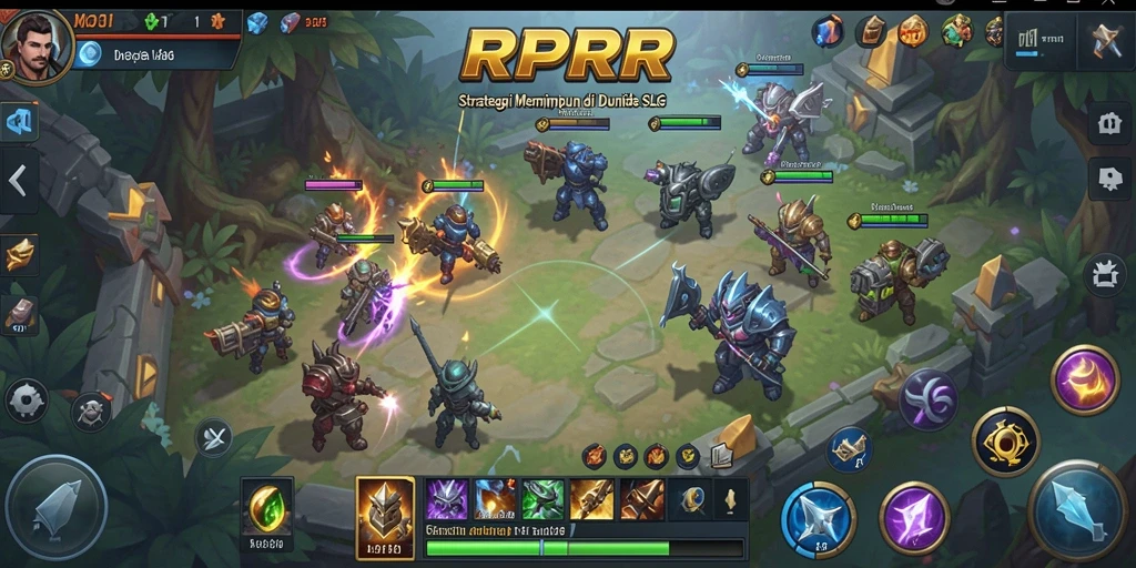 Tampilan gameplay RPRR menakjubkan dengan strategi yang mendalam.