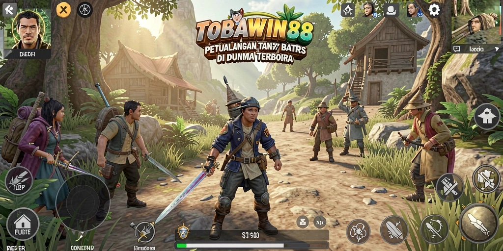 Gameplay TOBAWIN88 dengan eksplorasi dunia terbuka yang mendebarkan.